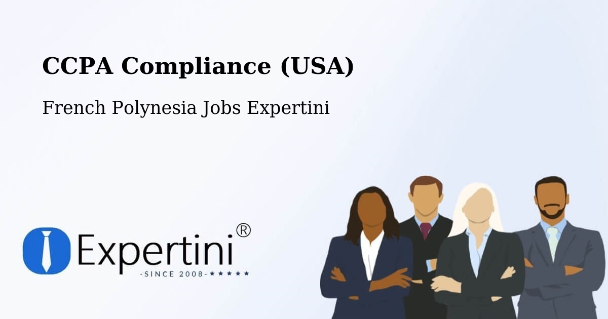 CCPA Privacy Rights & Compliance Notice – Toamara - French Polynesia Jobs Expertini